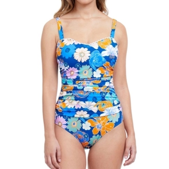 Profile By Gottex One Piece Swimsuit D Cup size 10 - Picture 1 of 7